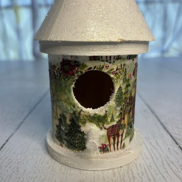 Handmade Birdhouse Christmas Ornament - Picture 7 of 12